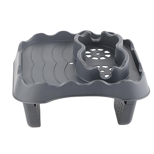 Convenient Hot Tub Tray with Non-Slip Surface and Cup Holders