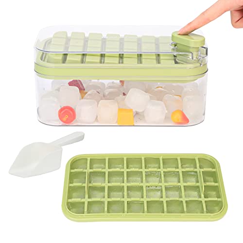 Convenient Ice Cube Trays with Lid and Bin