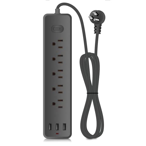 Convenient Power Strip Surge Protector with USB