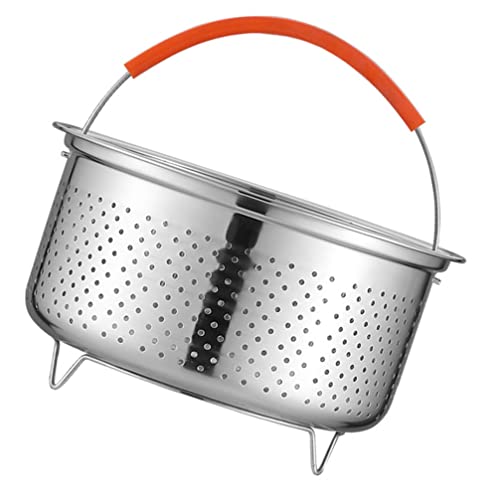 Cooking Steamer Rack with Handle Stainless Steel Steamer Basket