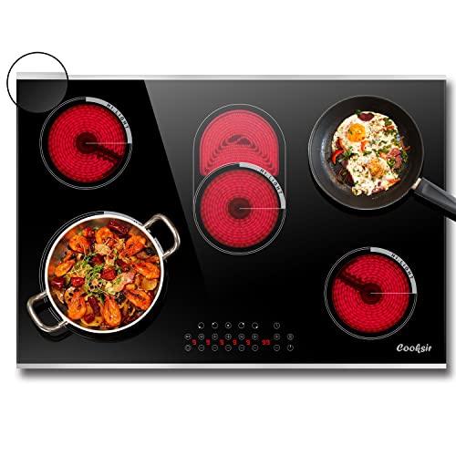 Cooksir 30 Inch Electric Cooktop with 5 Burners