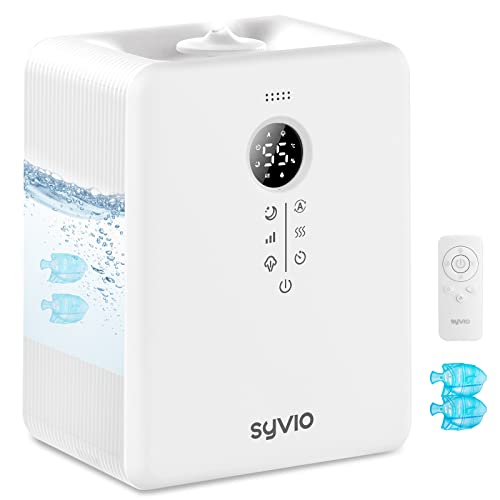 Syvio 6L Top Fill Humidifier for Large Rooms with Remote Control