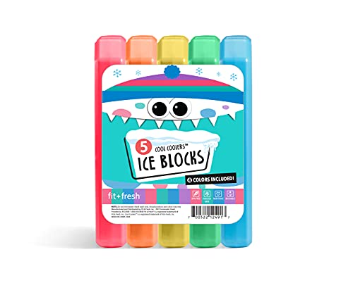 TOPOKO Ice Packs for Lunch Bags, Cooler. Freezer Packs for Lunch Box,  Cooler Bag. Slim Reusable & Long-Lasting, BPA-Free, Quick Freeze, Perfect  for