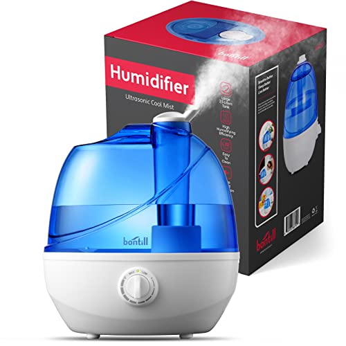 Cool Mist Humidifier - Quiet Ultrasonic Air Humidifier