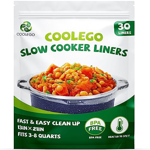 Coolego Slow Cooker Liners: Convenient, Durable, and Food-Safe