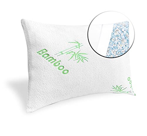Cooling Bamboo Pillows for Queen Size Sleeping