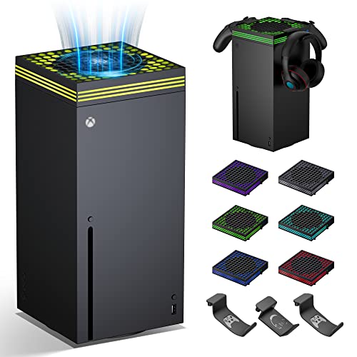Cooling Fan for Xbox Series X with Dust Filter & 13 RGB LED Light Modes
