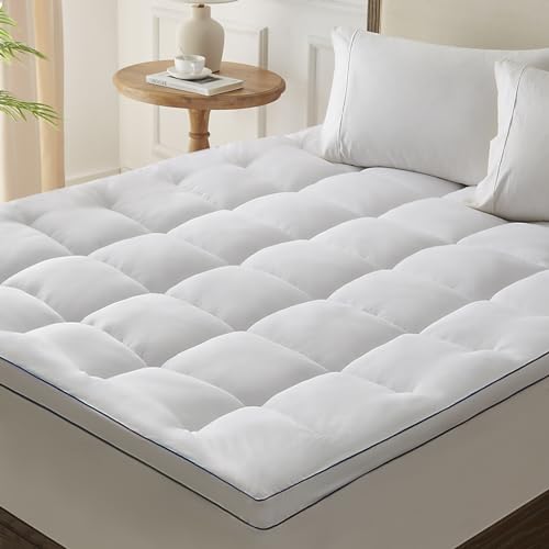 Cooling Pillow Top Mattress Pad Cover for Hot Sleepers
