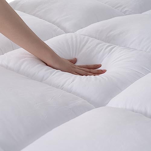 Cooling Plush Pillow Top Mattress Topper - Full Size