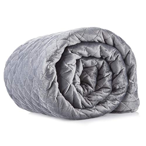 Cooshi Weighted Blanket Duvet Cover - Soft and Quilted - Grey