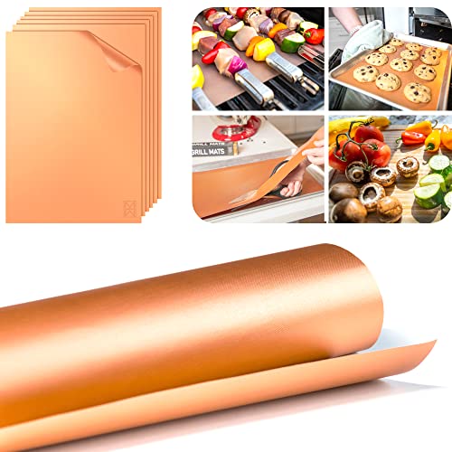 Copper Grill Mat Set & Baking Sheets