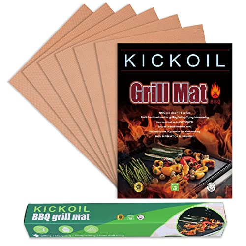 Copper Grill Mat Set - Reusable and Easy to Clean