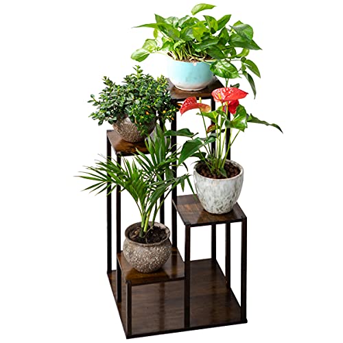 COPREE Bamboo 4 Tiers Plant Stand