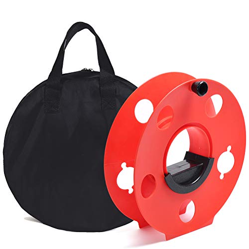 Cord Storage Reel with Center Spin Handle
