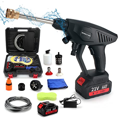 Cordless Power Washer with Adjustable Nozzle