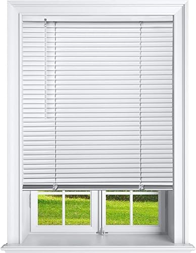 Cordless Window Blinds - Light Filtering Mini Blinds (23'' x 42'')