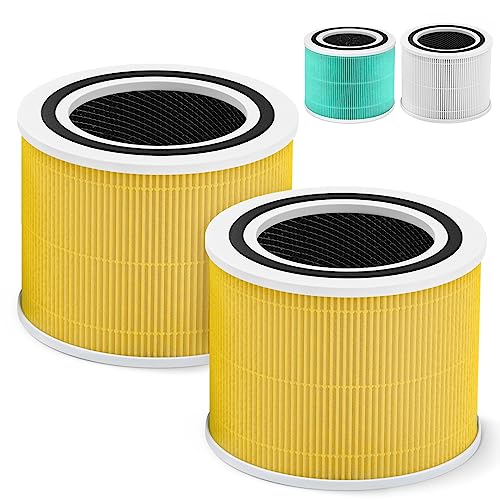 Anycore for Levoit LV-H128 Replacement Filter Compatible with Levoit LV-H128-RF, ROVACS RV60, HM669A PUURVSAS Replacement Filter H13 True HEPA