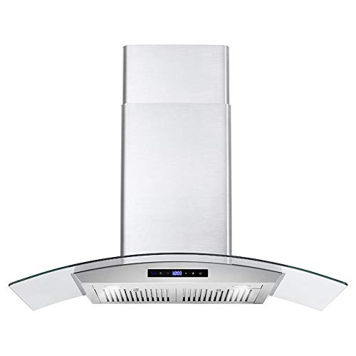 COSMO COS-668WRCS90 Stainless Steel Range Hood with Touch Controls
