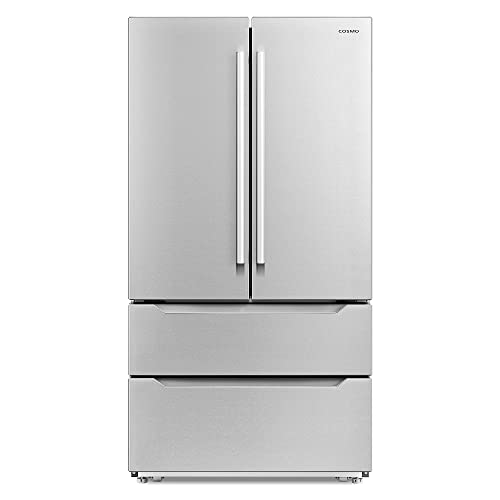 Cosmo FDR225RHSS-G Double French Door Refrigerator