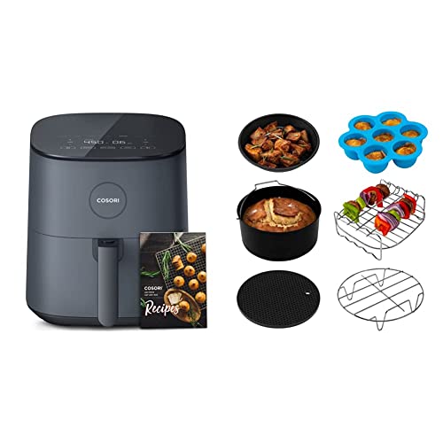 COSORI 5 Quart Compact Air Fryer with Accessories