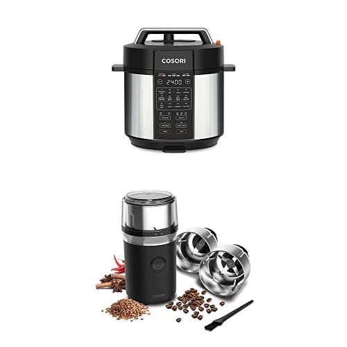 COSORI Electric Pressure Cooker 6QT with Electric Coffee Grinders - Versatile and Efficient Kitchen Companion