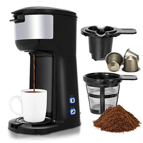 Costway 1000W Portable Single Cup Coffee Maker