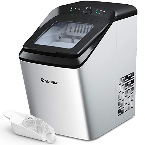 COSTWAY Countertop Ice Maker, Compact and Portable