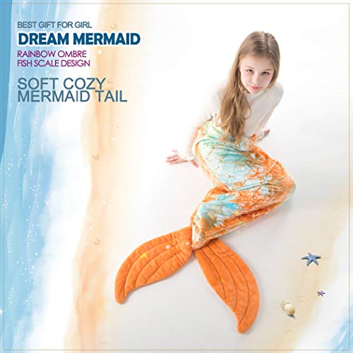 COSUSKET Mermaid Tail Blanket