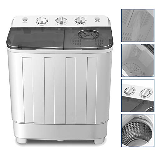 COSVALVE Portable Twin Tub Washer and Dryer Combo