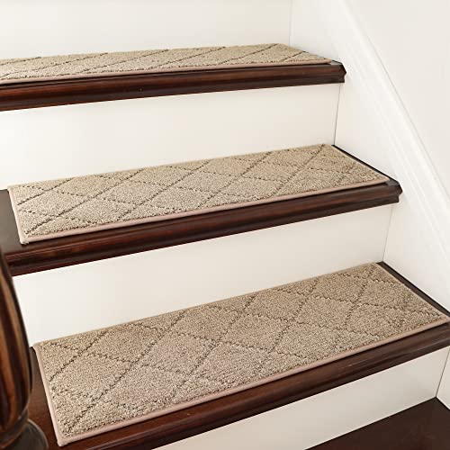 COSY HOMEER Edging Stair Treads - Non-Slip Carpet Mats for Wooden Steps