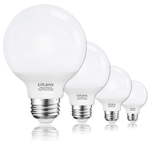 Cotanic LED Globe Light Bulbs for Vanity Mirror