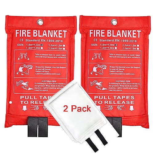 COTOUXKER Fire Blanket - Emergency Fire Blanket for Home and Kitchen Safety