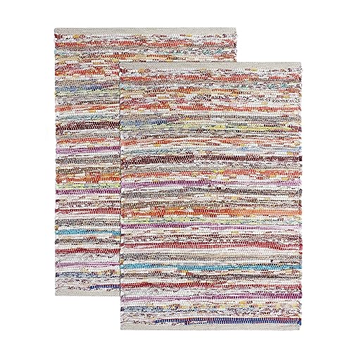 COTTON CRAFT Cotton Chindi Rag Rug