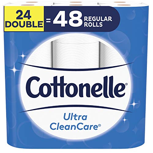 Cottonelle Ultra CleanCare Toilet Paper, Biodegradable, Septic-Safe