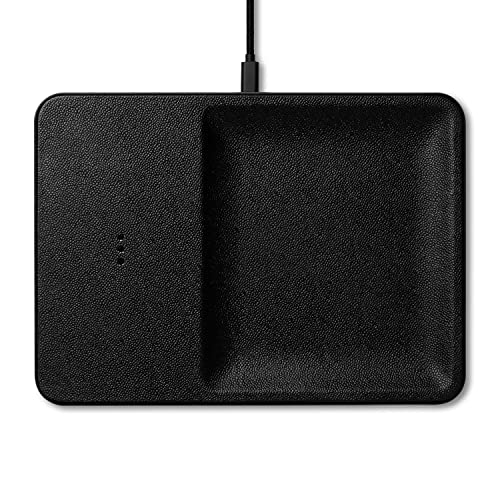 Courant Catch:3 - Italian Leather Wireless Charging Station and Valet Tray