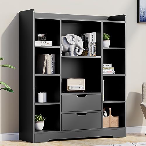  Cozy Castle White Small Bookshelf, Wood 8 Cube Storage Organizer  Book Shelves with Anti-Tilt Device, Freestanding Modern Bookcase for  Bedroom, Office, Living Room : Home & Kitchen