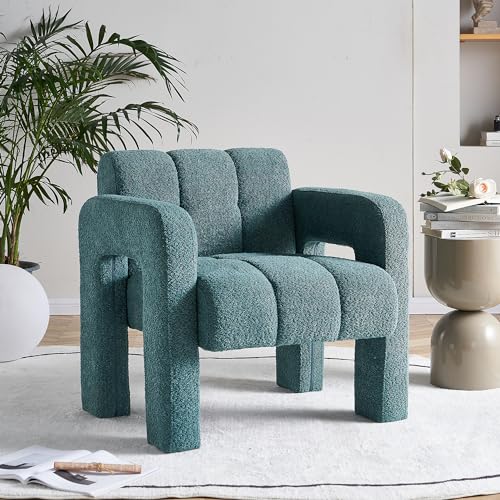 Cozy & Stylish Green Upholstered Armchair