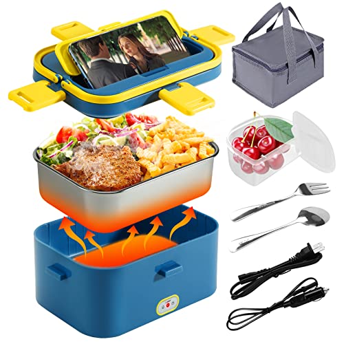  TRAVELISIMO Electric Lunch Box for Adults 80W, Fast