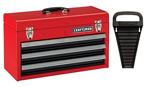 CRAFTSMAN 3-Drawer Portable Tool Chest with Wrench Organizer