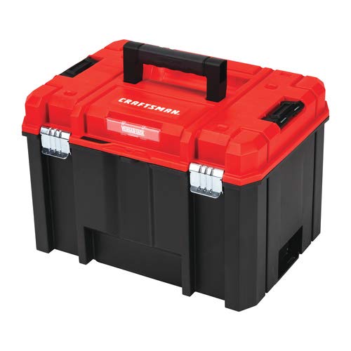 Craftsman 16-in Red Plastic Lockable Tool Box | CMST16901