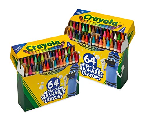 Crayola 64ct Washable Crayon Set