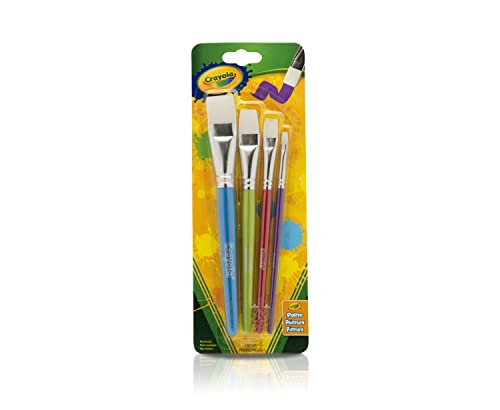 Crayola Kids Paint Brush Set, Versatile and Reliable Brushes