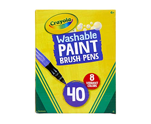 Crayola No-Drip Paint Brush Pens