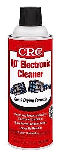 CRC 05103-Case Quick Dry Electronic Cleaner, 11 oz, 12 Pack