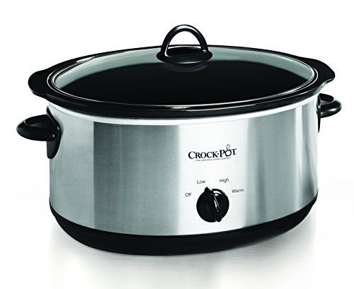 MAGIC MILL 8 QUART OVAL CROCK POT WITH COOL TOUCH HANDLES AND ALUMINUM POT  WITH HEAVY DUTY NON-STICK COATING MODEL# MSC820