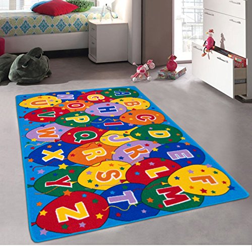 CR’s Kids Area Rug Alphabet Balloons Carpet