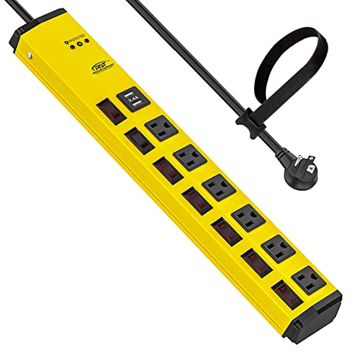 CRST Heavy Duty Power Strip with Individual Switches