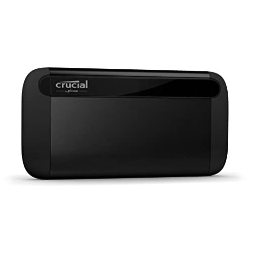 Crucial X8 4TB Portable SSD - High-Speed External Drive for PC and Mac