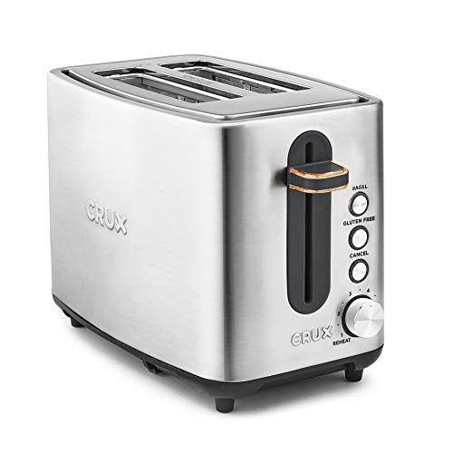 Crux 2 Slice Stainless Steel Toaster