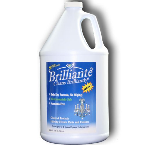 Crystal Chandelier Cleaner 1 Gallon Refill by Brillianté